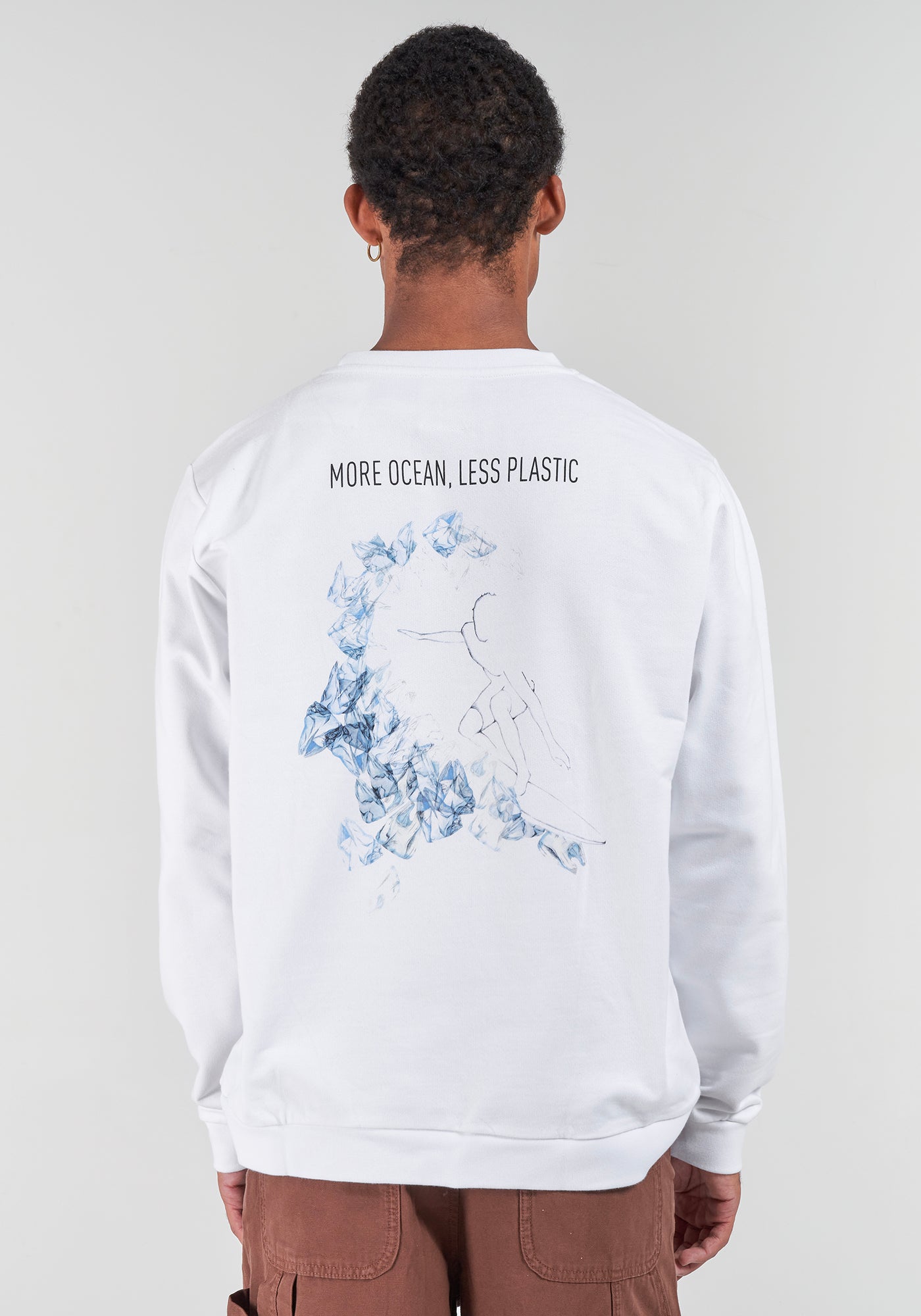More Ocean, Less Plastic Sweatshirt