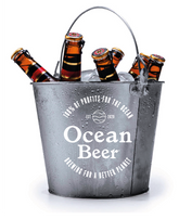 Ocean Metal Bucket - Ocean Beer